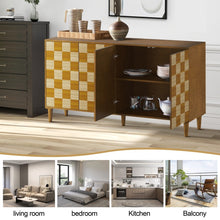 Geraldo 61'' 2 Shelves Modern Multifunctional Sideboard