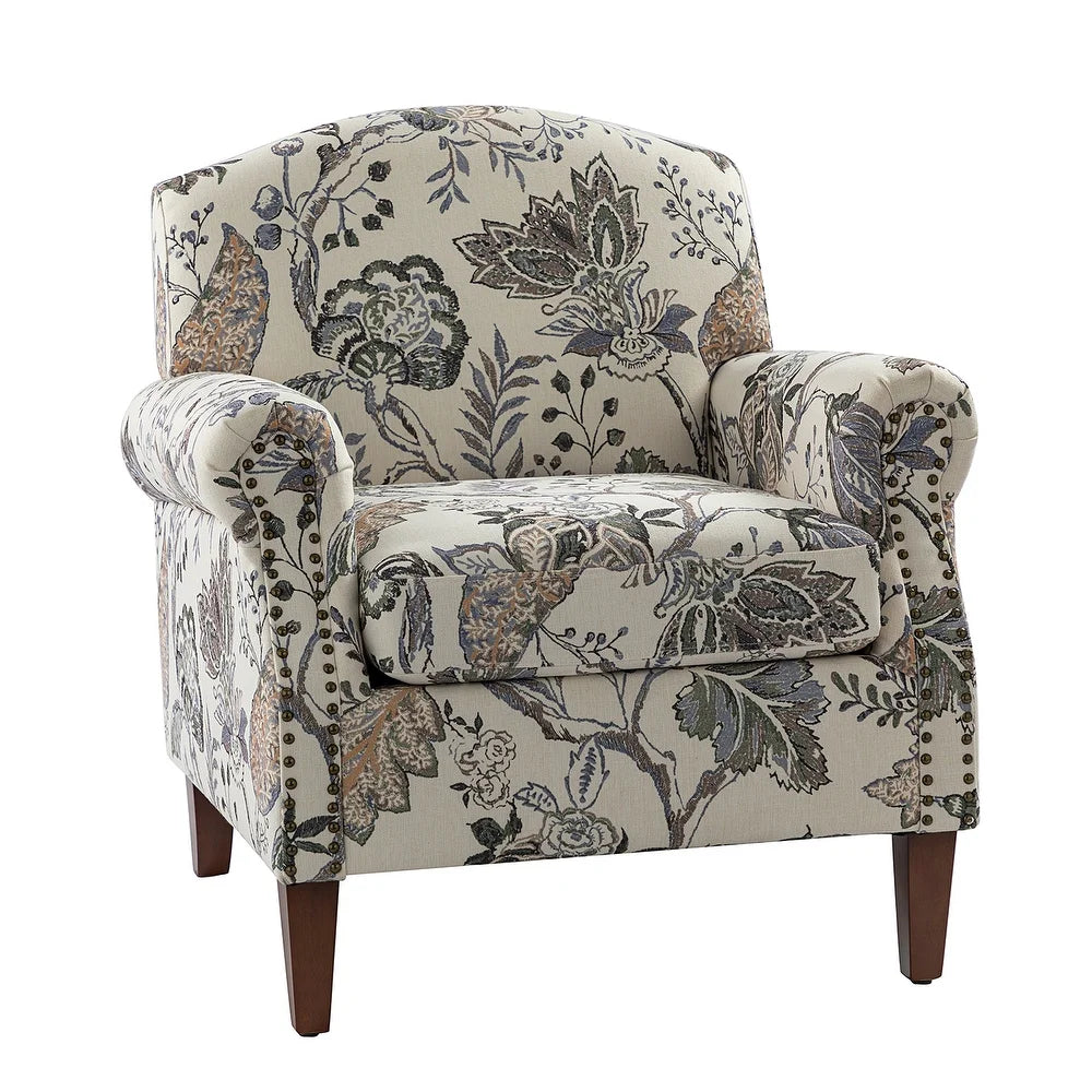 Giampiero Wooden Upholstery Armchair Built-in S-Spring – Modern Rugs ...