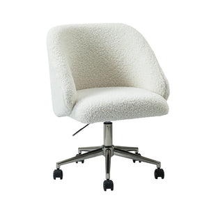 Joah Modern Mid-Back Swivel Office Chair with Rolling Wheels