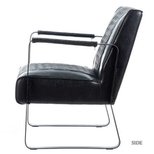 Lagash Mid Century Modern PU Leather Accent Armchair with Tufted Back