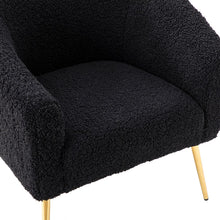 Rovigo Modern Upholstered Living Room Accent Barrel Chair with Metal Legs