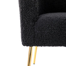 Rovigo Modern Upholstered Living Room Accent Barrel Chair with Metal Legs