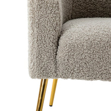 Rovigo Modern Upholstered Living Room Accent Barrel Chair with Metal Legs