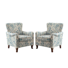 Samouel Modern Upholstered Armchair with Wingback Design Set of 2