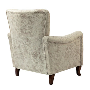 Samouel Modern Upholstered Armchair with Wingback Design Set of 2