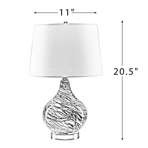 Sirsukh 20" Table Lamp with Linen Shade Set of 2