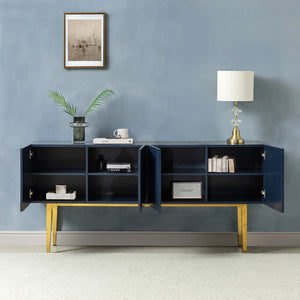 Valere 71" Modern Storage Sideboard and Buffet with 3D Viewing Standard