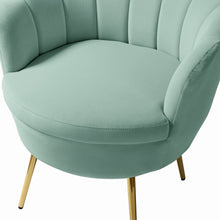 Xabier Cute Modern Upholstered Barrel Accent Chair with Tufted Set of 2