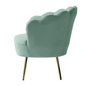 Xabier Cute Modern Upholstered Barrel Accent Chair with Tufted Set of 2