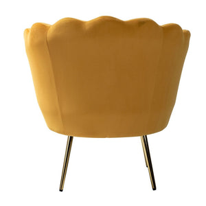 Xabier Cute Modern Upholstered Barrel Accent Chair with Tufted Set of 2