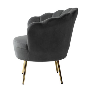 Xabier Cute Modern Upholstered Barrel Accent Chair with Tufted Set of 2