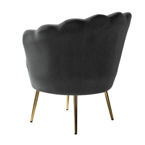 Xabier Cute Modern Upholstered Barrel Accent Chair with Tufted Set of 2