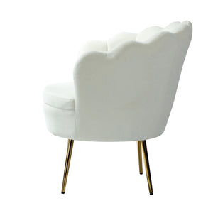 Xabier Cute Modern Upholstered Barrel Accent Chair with Tufted Set of 2