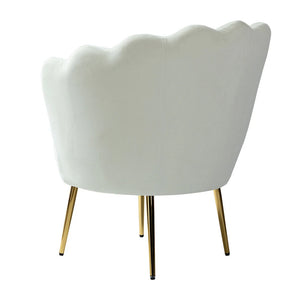 Xabier Cute Modern Upholstered Barrel Accent Chair with Tufted Set of 2