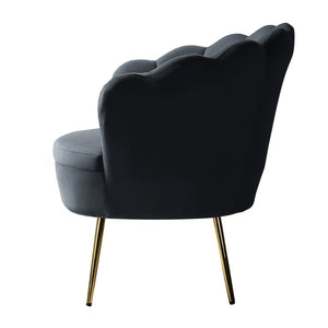 Xabier Cute Modern Upholstered Barrel Accent Chair with Tufted Set of 2