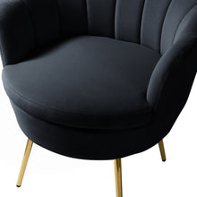 Xabier Cute Modern Upholstered Barrel Accent Chair with Tufted Set of 2