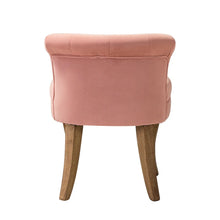 Xacobo Modern Velvet Tufted Vanity Stool with Wood Legs Set of 2