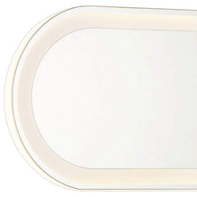 Castilion White 18" x 6 3/4" LED Backlit Wall Mirror