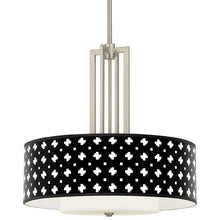 Carey 24" Brushed Nickel 4-Light Chandelier