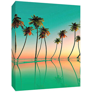 Palm Trees 24" High Canvas Wall Art