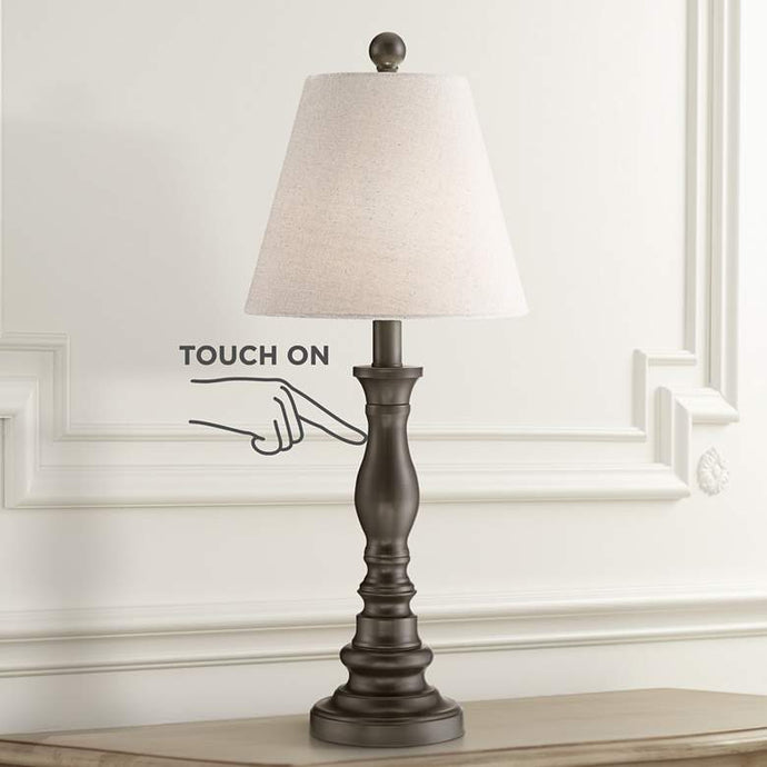 Archmond Bronze Traditional Touch On-Off Accent Table Lamp