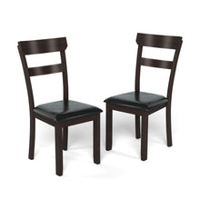 2 PCS Padded Dining Chairs Upholstered Kitchen Restaurant Chairs