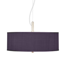 Textured Faux Silk 20" Wide Pendant Chandelier