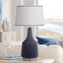 Morgan Dark Blue Ceramic Table Lamp