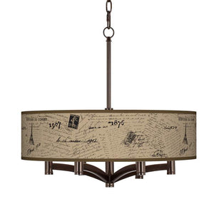 Ava 6-Light Bronze Pendant Chandelier