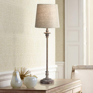 Bentley Weathered Brown Buffet Table Lamp