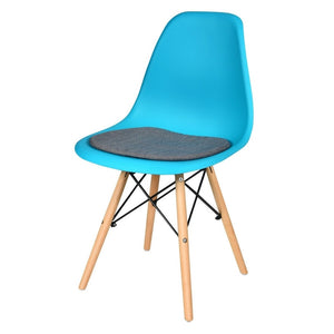 2Pcs Dining Chair Mid Century Modern DSW Chair Furniture - 18" x 19" x 33" (W x D x H)