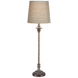 Bentley Weathered Brown Buffet Table Lamp