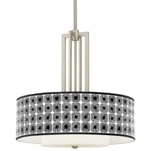 Carey 24" Brushed Nickel 4-Light Chandelier