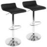 Ale White Adjustable Swivel Bar Stools Set of 2