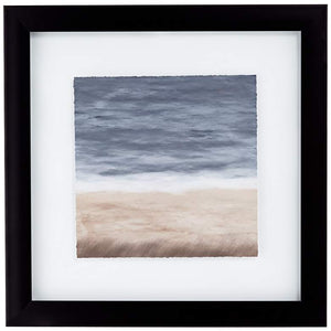 Sandy Beach 21" Square Frame Wall Art