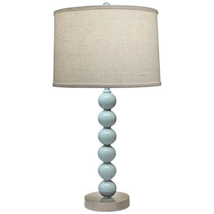 Charlotte Gloss Light Blue Metal Table Lamp