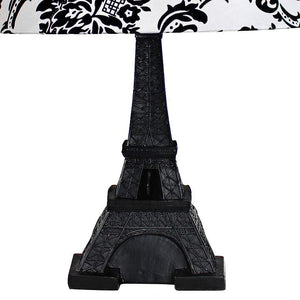 Eiffel Tower Paris Black 16" High Accent Table Lamp