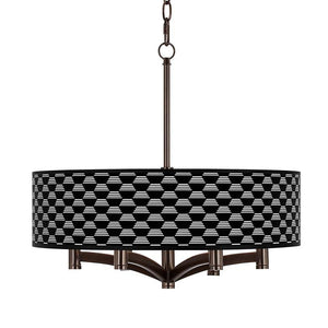 Ava 6-Light Bronze Pendant Chandelier