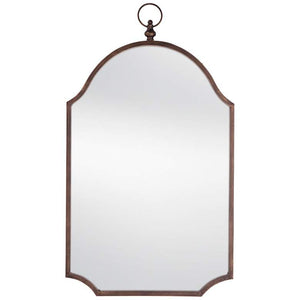 Malina Bronze Metal 20" x 34" Wall Mirror