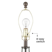 Becker Clear Glass Night Light Table Lamp