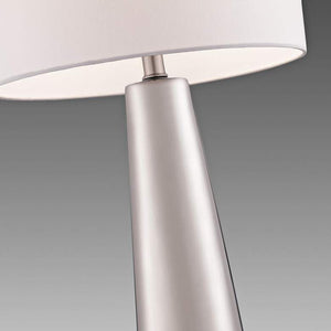 Lite Source Tyrone Silver Ceramic Table Lamp