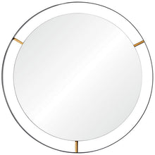 Varaluz Casa Framed Matte Black 20" Round Wall Mirror