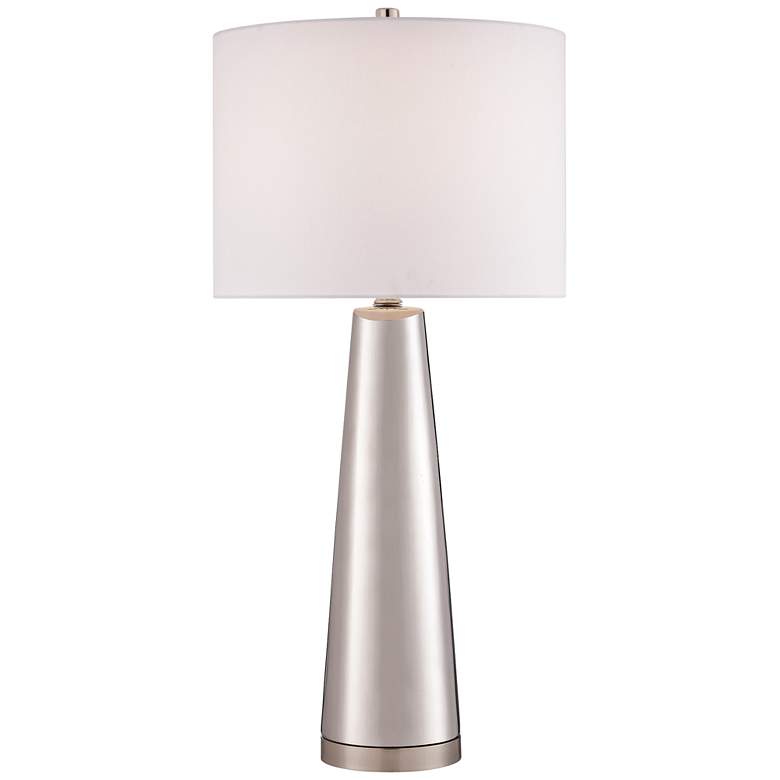 Lite Source Tyrone Silver Ceramic Table Lamp