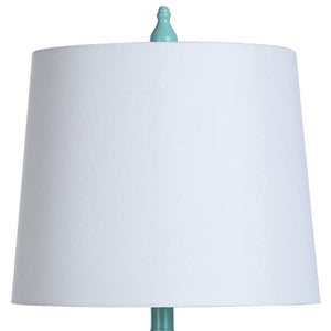 Vega Mint Blue Ocean Wave Ceramic Table Lamp