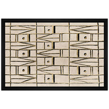 Pattern in Sand Framed Canvas Wall Art