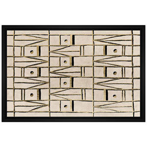 Pattern in Sand Framed Canvas Wall Art