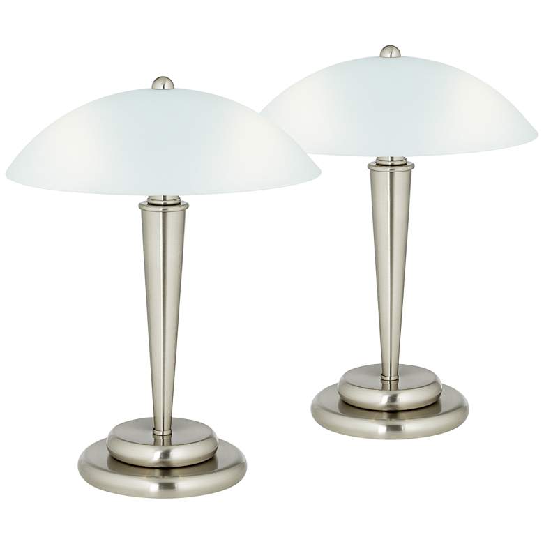Deco Dome High Touch On-Off Accent Lamps - Set of 2