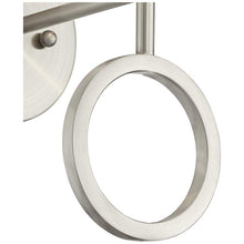 Amidon Brushed Nickel Drop Ring Plug-In Wall Lamp