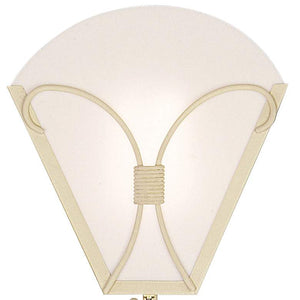 Bow-Tie 12" High Deco Luxe Beige Plug-in Wall Lights Set of 2