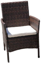 Rattan Patio Indoor/Outdoor Brown/Beige Conversation Set - Chairs / Coffee Table
